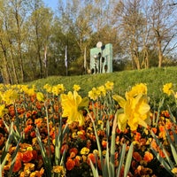 Photo taken at Park Vjekoslava Majera by Ingvar P. on 4/13/2022
