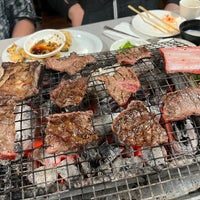 Photo taken at Korean Village Wooden Charcoal BBQ House by Danni Z. on 5/1/2022