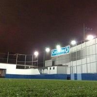 Photo taken at CJU Soccer 5 by Cristian S. on 1/24/2013