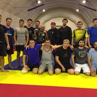 Photo taken at Сlub of mixed martial arts &amp;quot;Golden Knight&amp;quot; by Иван Х. on 2/6/2015