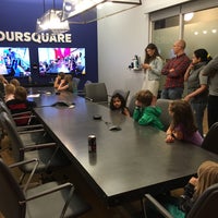 Photo taken at Foursquare HQ by angela g. on 4/28/2016