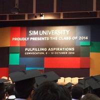 Photo taken at SIM HQ Grand Hall by bonkmy on 10/8/2014