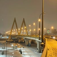 Photo taken at Мост Миллениум / Millenium Bridge by Фёдор Ф. on 1/10/2021