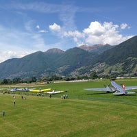 Photo taken at Locarno Airport by Tuula R. on 6/1/2014