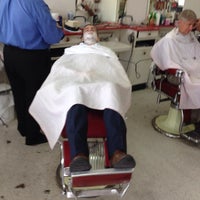 Photo taken at Braes Heights Barber Shop by Adam H. on 3/21/2014