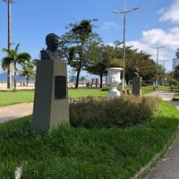 Photo taken at Calçadão da Orla de Santos by Luís Fernando M. on 6/3/2021