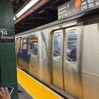 Photo taken at MTA Subway - 14th St (F/L/M) by Luís Fernando M. on 4/19/2024
