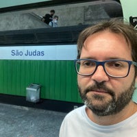 Photo taken at Estação São Judas (Metrô) by Luís Fernando M. on 2/3/2023