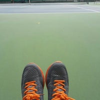 Photo taken at Tennis Court by ppeakkim on 4/28/2016
