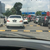 Photo taken at Woodlands Checkpoint Viaduct by Angah F. on 7/29/2017