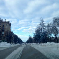 Photo taken at Проспект Металлургов by Denis M. on 2/17/2016