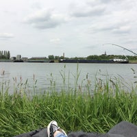 Photo taken at Zeekanaal Brussel - Schelde by Femke D. on 5/21/2016