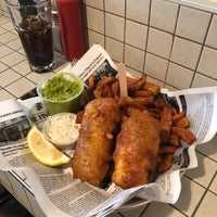 Photo taken at Brit &amp;amp; Chips by Andrew C. on 9/18/2019