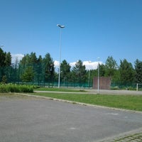 Photo taken at Laajasalon tenniskentät by Mikaela I. on 6/5/2013