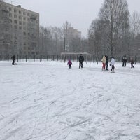 Photo taken at Каток школы 98 by Taras A. on 1/15/2017