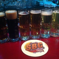 Photo taken at SBC Restaurant &amp; Brewery by Rebecca S. on 12/18/2012
