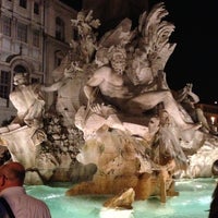 Photo taken at Piazza Navona by Hilal on 4/28/2013
