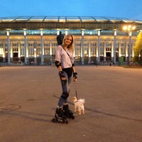 Photo taken at Luzhniki Stadium by Alana K. on 5/11/2013
