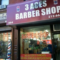Photo taken at 3 Aces Barber Shop by Trevis D. on 9/19/2012
