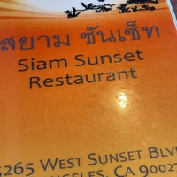 Photo taken at Siam Sunset by Andrew P. on 1/29/2023