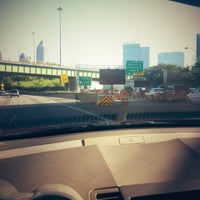 Photo taken at Peachtree Street Bridge by Marcus A. on 10/5/2012