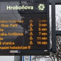 Photo taken at Hroboňova (bus, trolleybus) by Ron D. on 2/21/2022