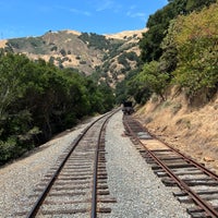 Photo taken at Sunol Station Niles Canyon Railway by TheGreenGirl on 7/16/2023