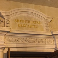 Photo taken at Amphi Descartes, Sorbonne by Marie-Anne R. on 11/19/2017