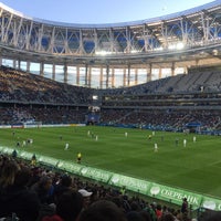 Photo taken at Nizhny Novgorod Stadium by Vsevolod F. on 4/28/2018