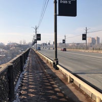Photo taken at Kievyan Bridge by Vsevolod F. on 1/23/2022