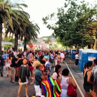 Photo taken at Pink Party in the Castro, Pride 2013 by Efrain G. on 6/30/2013