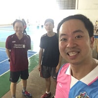 Photo taken at Badminton Court แจ้งวัฒนะ 12 by Ariya V. on 9/20/2019