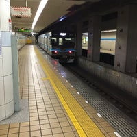 Photo taken at Osu Kannon Station (T08) by 森 博. on 1/1/2017