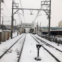 Photo taken at Sumiyoshichō Station by Yuri P. on 12/26/2021
