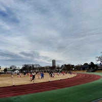 Photo taken at 和田堀公園 第2競技場 (済美山運動場) by NORI on 1/28/2024