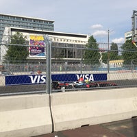 Photo taken at Boxengasse Formel E Berlin ePrix by Daria K. on 5/21/2016