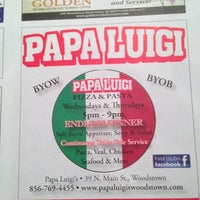 Papa Luigi's Pizzeria in Woodstown - Restaurant menu and reviews