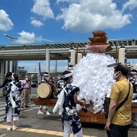 Photo taken at Bridge of Stone (Katsuyama Bridge) by ひろ on 7/17/2022