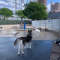 Photo taken at Tribeca Dog Run by Laura P. on 5/30/2020