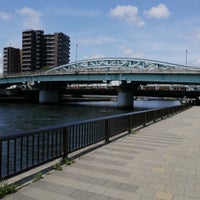 Photo taken at Senju-Ōhashi Bridge by Tomoki N. on 5/21/2023