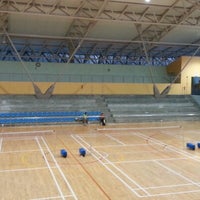 Photo taken at Yishun Sports Hall by Steve T. on 2/2/2013