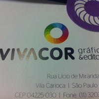 Photo taken at Vivacor Gráfica by Osvaldo G. on 2/17/2012