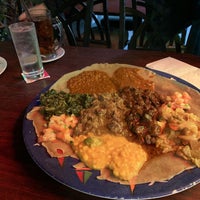 Photo taken at Merkato Ethiopian Restaurant by Stephanie on 1/26/2022