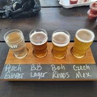 Photo taken at Stesti Brewing Company by Angela C. on 6/18/2022