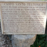Photo taken at Campo Santo dei Teutonici e dei Fiamminghi by Nikita K. on 8/20/2013