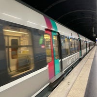 Photo taken at RER Saint-Michel – Notre-Dame [B,C] by Hjortur S. on 7/25/2021