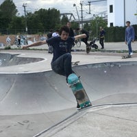 Photo taken at Skatepark am Gleisdreieck by Paola Elena V. on 6/7/2017