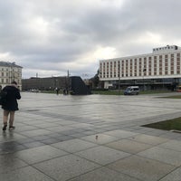 Photo taken at Plac Piłsudskiego by Kate Y. on 12/19/2021