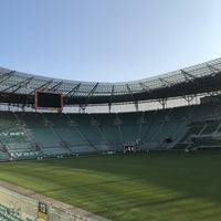 Photo taken at Stadion Wrocław by Kate Y. on 5/28/2023