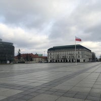 Photo taken at Plac Piłsudskiego by Kate Y. on 12/19/2021